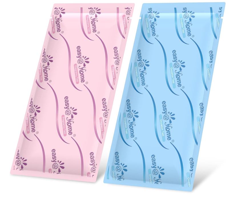 Ovulation Test Strips and Pregnancy Test Strips Combo Kit