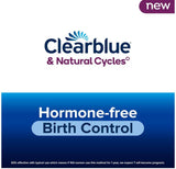 Clearblue & Natural Cycles Hormone-Free Birth Control Kit Starter Pack, 3 Month Subscription to The Natural Cycles app, 15 Digital Ovulation Tests, 1 Digital Basal Thermometer