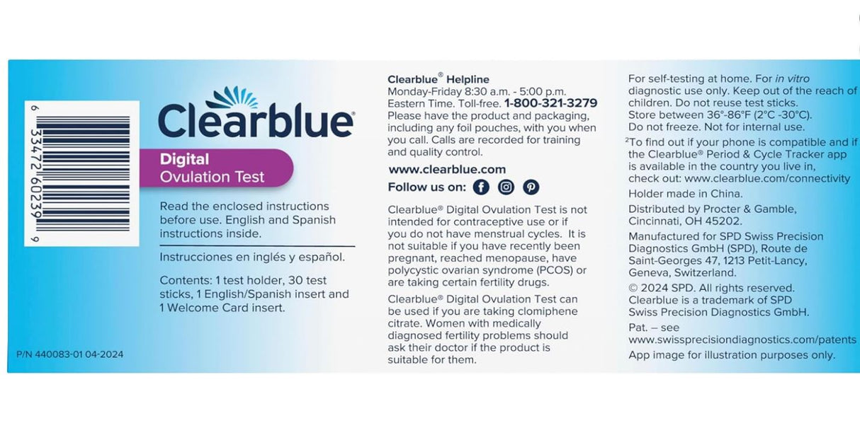 Digital Ovulation Test, 30 Ct