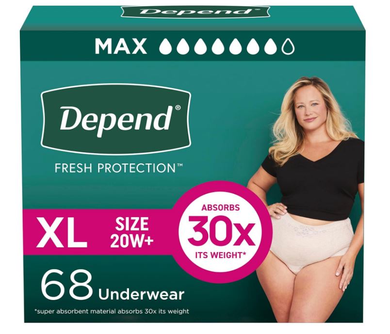 Adult Incontinence & Postpartum Bladder Leak Underwear for Women