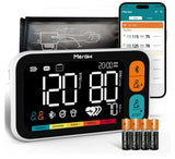 Blood Pressure Cuff Automatic Arm, Blood Pressure Monitor Home Use, Blood Pressure Machine Large Arm 8.6-16.5" Dual Users Bluetooth APP High Accuracy Irregular Heartbeat Monitoring Bag