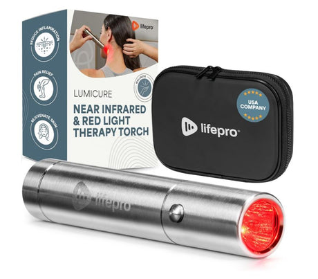 Lifepro Infrared & Red Light Therapy Device for Joints & Muscles Pain Relief, Portable Near Infrared Light for Body & Face Inflammation, Compact & Effective Design - Use 3 wavelengths