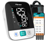 Blood Pressure Monitors for Home Use with APP Health Tracking, Blood Pressure Cuff Arm 8.6-16.5' with Automatic Pressurization, Irregular Heartbeat Monitoring, 8 AAA Batteries