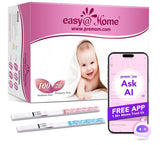 Ovulation Test Strips and Pregnancy Test Strips Combo Kit