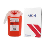 1.5qt (1PK) Mail-in Take Back Sharps Containers with Destruction Services for Safe & Environmentally-Responsible Needle Disposal | Home, Personal, Travel, and Professional Use