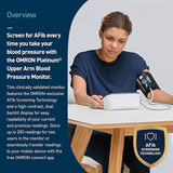 Platinum Upper Arm Blood Pressure Monitor - Clinically Validated Blood Pressure Arm Cuff - Use OMRON Connect App for Unlimited Free Measurements