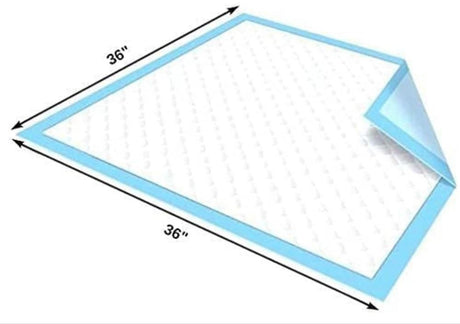 40 XL 36 x 36 Heavy Duty Ultra Absorbent Bed Pads w/ Adhesive by Nurture | Disposable Chux Liners, Underpads, Adult Incontinence Hospital Grade Chucks