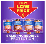 Adult Incontinence Underwear for Women and Postpartum Underwear, Extra Large, Up to 100% Bladder Leak Protection, 64 Count (2 Packs of 32)