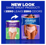 Adult Incontinence Underwear for Women and Postpartum Underwear, S/M, Up to 100%* Bladder Leak Protection