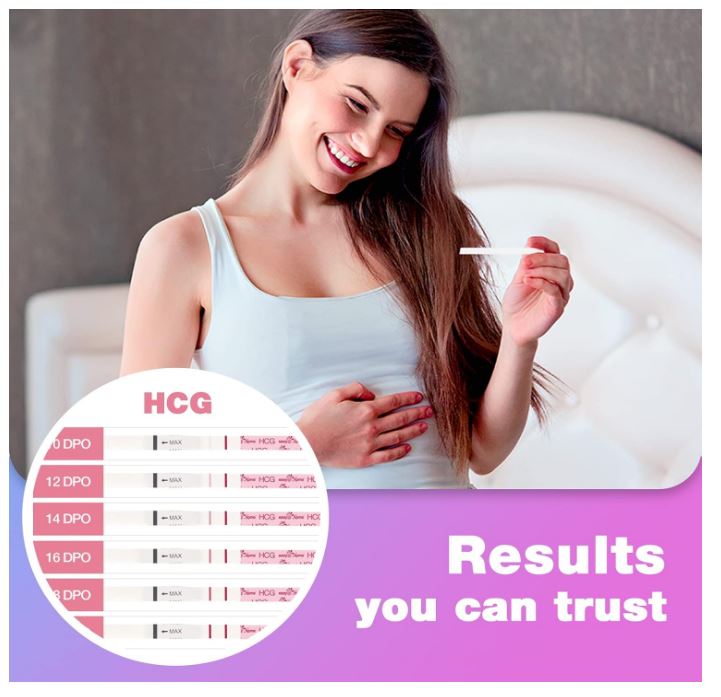 Ovulation Test Strips and Pregnancy Test Strips Combo Kit
