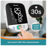 Blood Pressure Monitors for Home Use with APP Health Tracking, Blood Pressure Cuff Arm 8.6-16.5' with Automatic Pressurization, Irregular Heartbeat Monitoring, 8 AAA Batteries