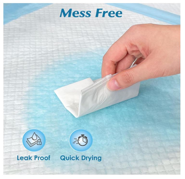 50 Count 30" x 36" or 36" x 36" Super Absorbency Disposable Underpads - Leakproof Quick Drying Pads for Baby, Puppy & Adults, Bed Pads, Incontinence & Dog Pee