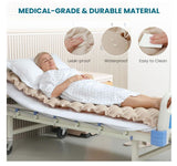 Alternating Air Pressure Mattress Pad, Bed Sore Prevention, Hospital Bed Mattress Topper with Whisper Quiet Pump & Waterproof, Heat Resistant Ulcer Cushion Pad for Hospital, Home, Medical Use