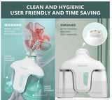 Electric Nasal Irrigation System with 50 Salt Packets, 2 Modes Nose Cleaner with SelfCleaning & Auto Waste Collection Function for Sinus Relief Runny Nose, Nasal Congestion, Itching Nose