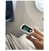 Fingertip Pulse Oximeter, Blood Oxygen Monitor with Free App, Plethysmograph, and Perfusion Index (with Bluetooth)