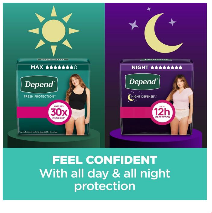 Adult Incontinence & Postpartum Bladder Leak Underwear for Women