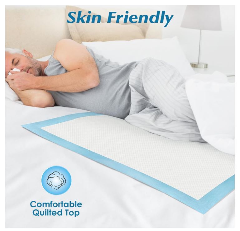 50 Count 30" x 36" or 36" x 36" Super Absorbency Disposable Underpads - Leakproof Quick Drying Pads for Baby, Puppy & Adults, Bed Pads, Incontinence & Dog Pee