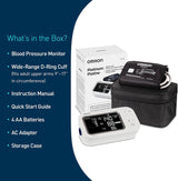 Platinum Upper Arm Blood Pressure Monitor - Clinically Validated Blood Pressure Arm Cuff - Use OMRON Connect App for Unlimited Free Measurements