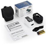 Wireless Bluetooth Fingertip Blood Pulse Oximeter Monitor with FREE App, SpO2, Heart Rate, Plethysmograph, and Perfusion Index Finger Oxygen Sensor Meter