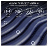 Alternating Air Pressure Mattress Pad with Micro Air Vents for Bedsore Prevention, with Whisper Quiet Pump, Waterproof Pressure Relief Ulcer Cushion Pad for Bed Sores for Hospital Bed Home Use