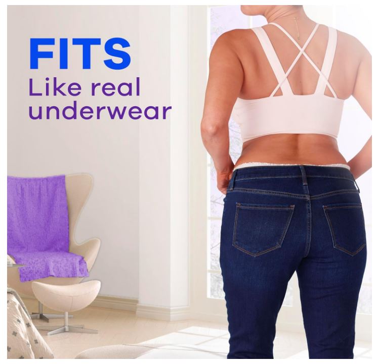Adult Incontinence Underwear for Women and Postpartum Underwear, S/M, Up to 100%* Bladder Leak Protection