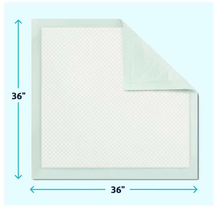 Bed Pads Disposable Adult, Heavy Duty Chux Pads, 36x36, 50 Count, Incontinence Bed Pads for Adults, Chucks Underpads Extra Large, Disposable Bed Pads for Incontinence, Pee Pads
