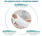 Alternating Air Pressure Mattress Pad, Bed Sore Prevention, Hospital Bed Mattress Topper with Whisper Quiet Pump & Waterproof, Heat Resistant Ulcer Cushion Pad for Hospital, Home, Medical Use