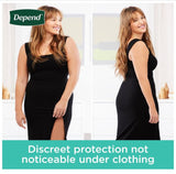 Adult Incontinence & Postpartum Bladder Leak Underwear for Women, Disposable, Maximum, Large, Blush