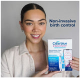 Clearblue & Natural Cycles Hormone-Free Birth Control Kit Starter Pack, 3 Month Subscription to The Natural Cycles app, 15 Digital Ovulation Tests, 1 Digital Basal Thermometer