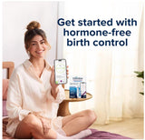 Clearblue & Natural Cycles Hormone-Free Birth Control Kit Starter Pack, 3 Month Subscription to The Natural Cycles app, 15 Digital Ovulation Tests, 1 Digital Basal Thermometer
