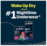 Boys' Nighttime Bedwetting Underwear, Size Large (68-95 lbs)