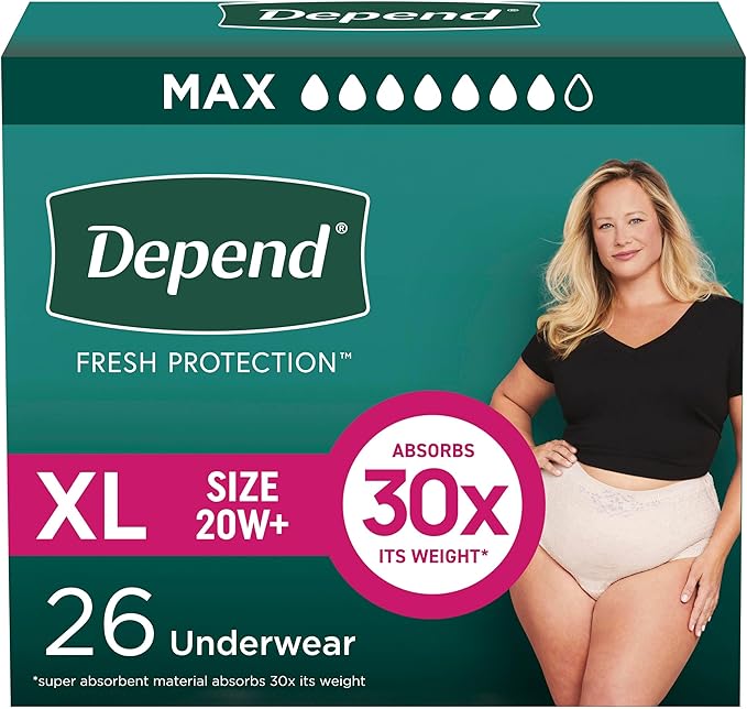 Adult Incontinence & Postpartum Bladder Leak Underwear for Women