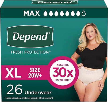 Adult Incontinence & Postpartum Bladder Leak Underwear for Women
